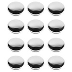 Magneti pentru note, otel inoxidabil, 12 bucati in set, ZELLER