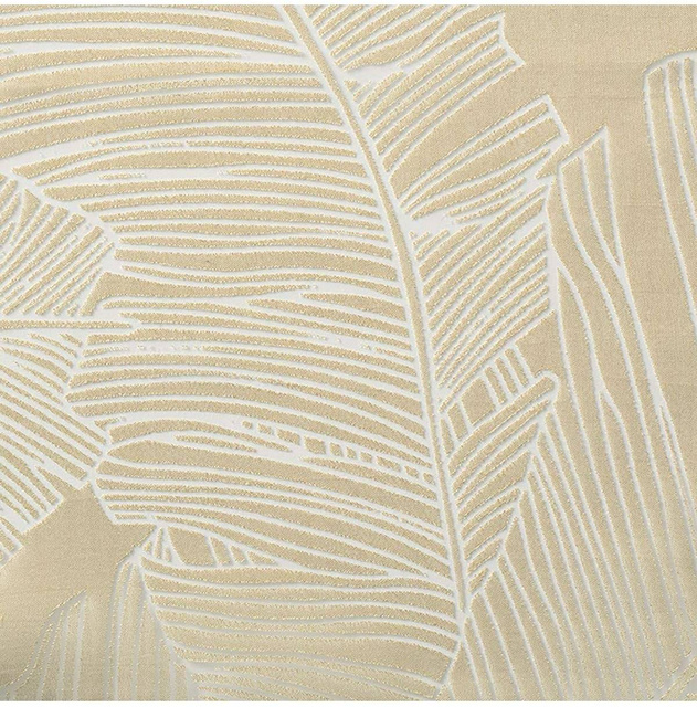 Perdeau pentru living LEAF, 140 x 240 cm, motiv frunze