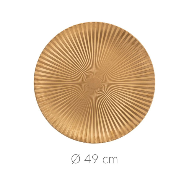 Tavă de masă decorativă, MDF, Ø 49 cm