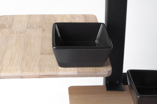 Platou pentru servirea gustărilor, 4 niveluri, 37 cm