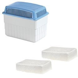 Dezumidificator + 2 cartușe de 1 kg - set, WENKO