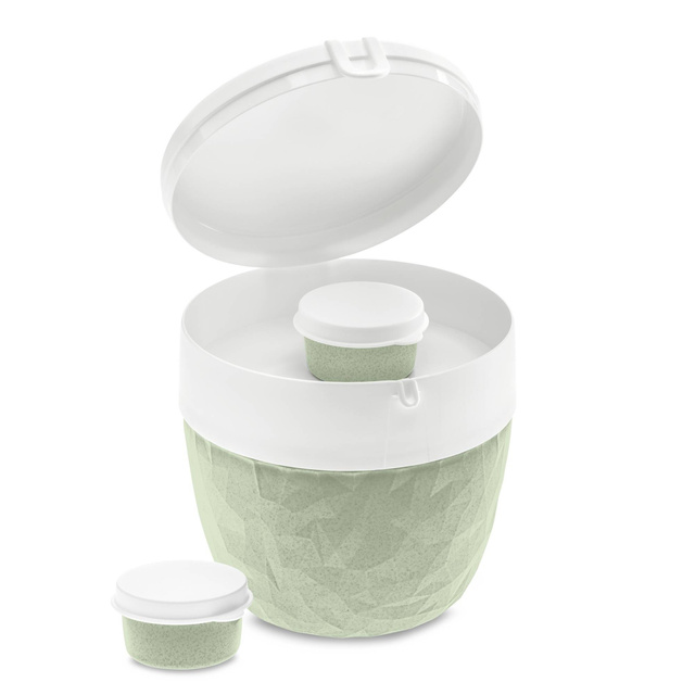 Cutie pentru salata si sos BENTOBOX L, 3 elemente, KOZIOL