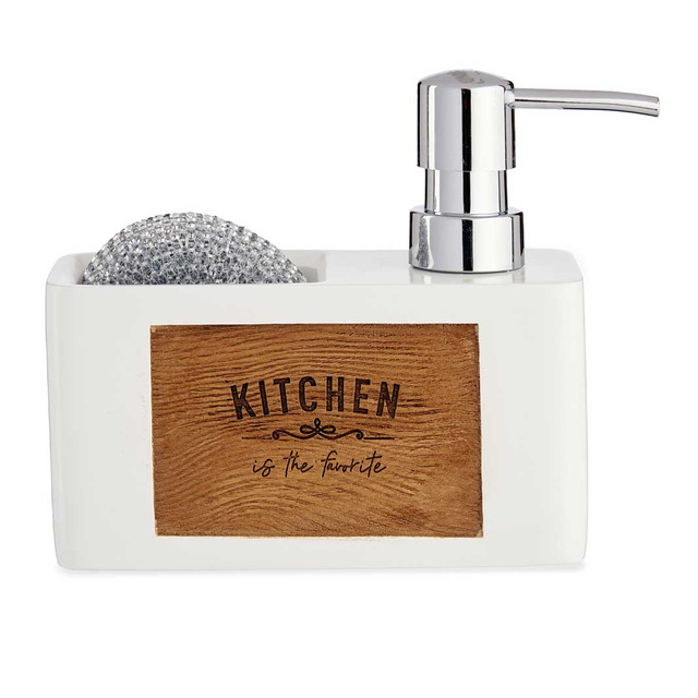 Dozator de bucatarie cu spatiu pentru burete