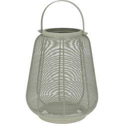 Felinar metalic cu maner, 16 x 19 cm