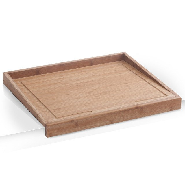 Placă de tăiat din bambus, 2 în 1, ZELLER