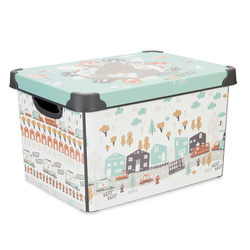 Cutie pentru jucării cu capac BEEP BEEP, 17 l