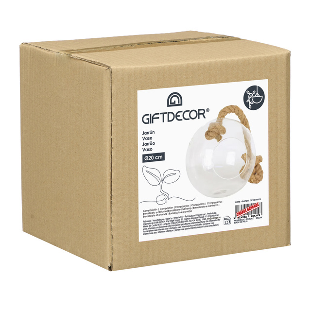 Vază decorativă suspendată, Ø 18 cm