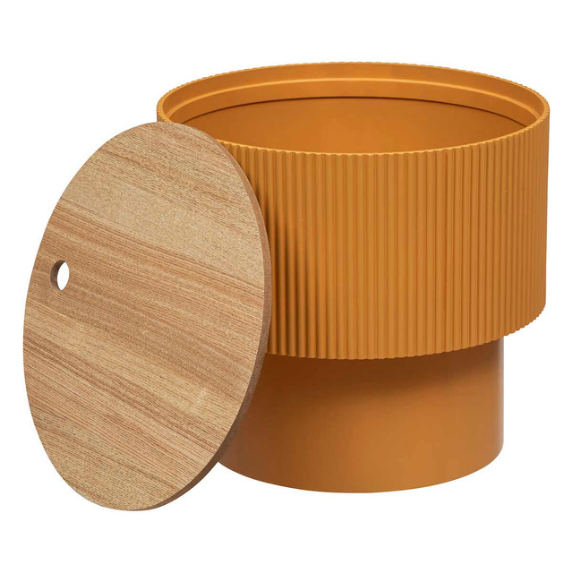 Masuta de cafea cu spatiu de depozitare ENOLA, rotunda, Ø 38,5 cm