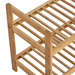 Dulap pantofi din bambus cu rafturi, 70 x 26 x 40 cm