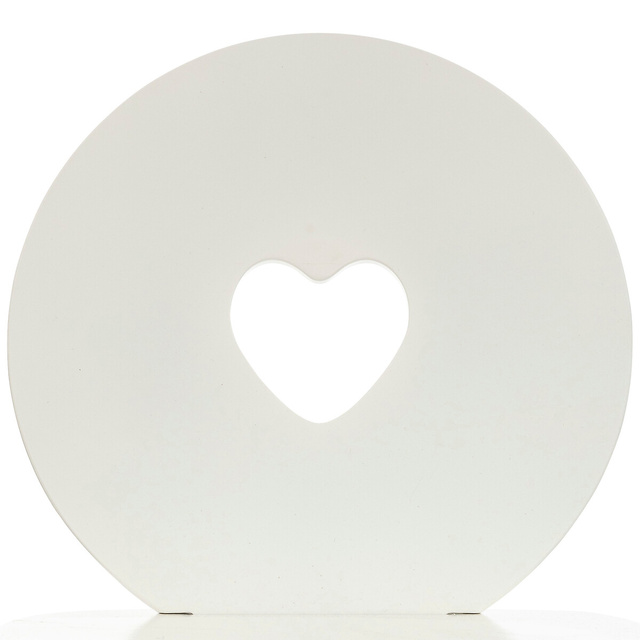 Scaun medalion Love alb