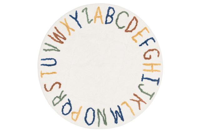 Covor bumbac cu buline, 70 x 120 cm