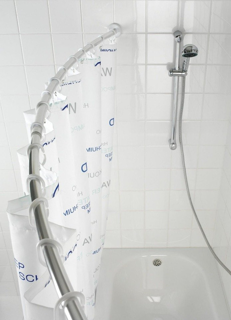 Baston telescopic pentru perdea de duș, Ø 2,5 cm, 110-200 cm, WENKO