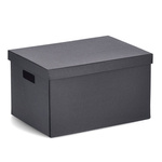 Cutie depozitare cu capac, carton reciclat, 25 x 35 x 20 cm