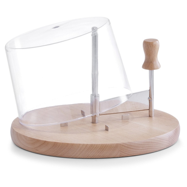 Feliator de brânză - placă din lemn cu capac.