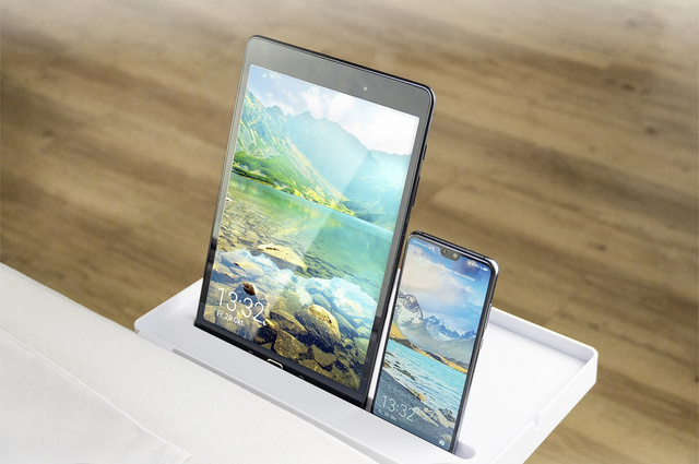 Masuta pentru pat, blat suplimentar