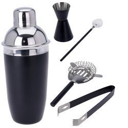 Shaker barman cu accesorii, 5 elemente