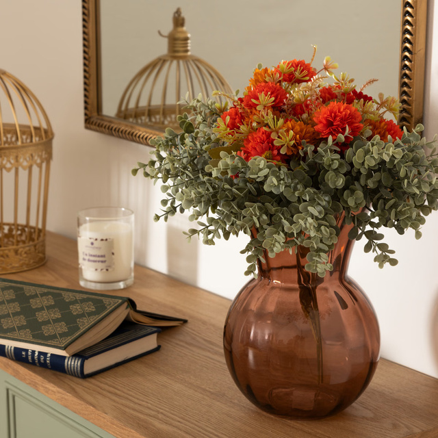 Buchet mixt de toamnă Pery înălțime 33 cm -portocaliu