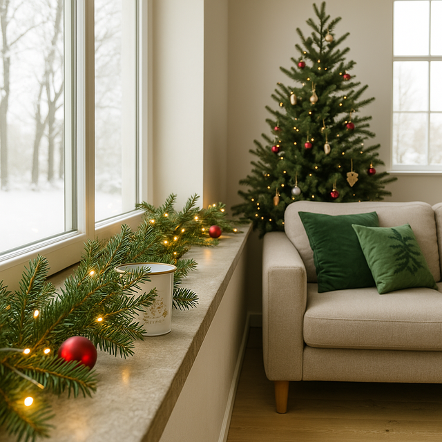 Galetusa de Crăciun din metal, albă