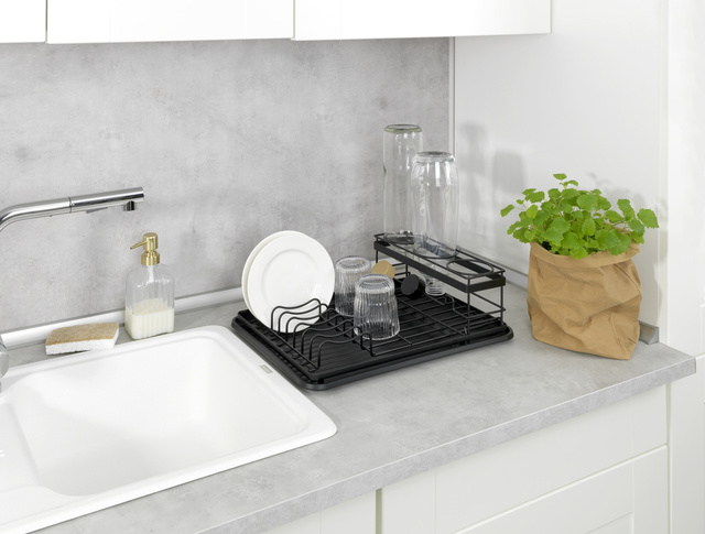 Scurgator vase cu suport pentru sticle AMY