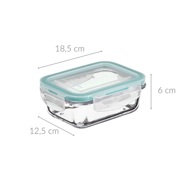 Recipient alimentar cu inchidere ermetica, 800 ml