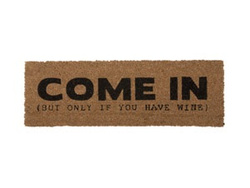 Covoare de intrare din fibră de nucă de cocos COME IN, 75 x 26 x 2 cm