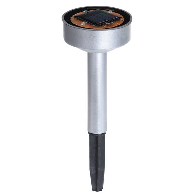 Lampă solară, Ø 15 x 47 cm, 2 LED-uri