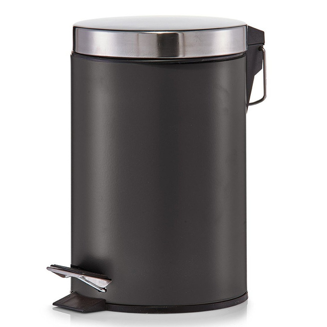 Coș de baie, recipient pentru gunoi - 3 l, ZELLER, negru