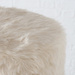 Taburet cu blana HILDA, inaltime 36 cm