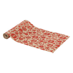 Traversa de masa cu model de Craciun, iuta, 28 x 300 cm