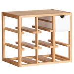 Raft pentru vinuri din bambus FINJA, culoare naturală, Wenko