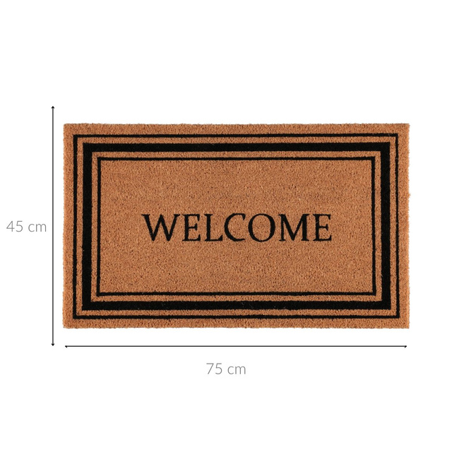 Covoraș din fibră de cocos PAW, 45 x 75 cm