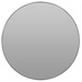 Oglinda rotunda in cadru metalic, Ø 55 cm