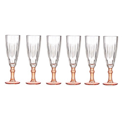 Set 6 pahare pentru sampanie,170 ml