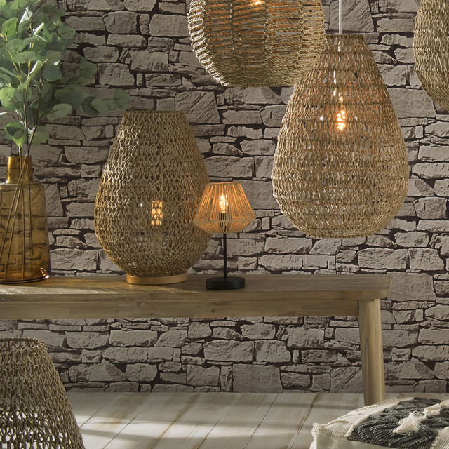 Lampă de masă JILY, înălțime 34 cm, cu o umbră de hârtie