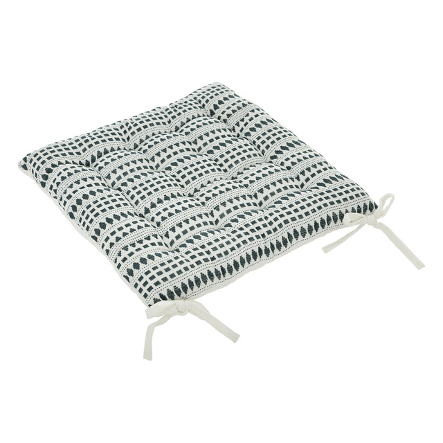 Perna scaun cu legaturi MICAH, bumbac, model vintage, 38 x 38 cm