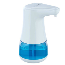Distribuitor sapun si dezinfectant DIALA fara contact, cu senzor infrarosu, alb, 360 ml, Wenko