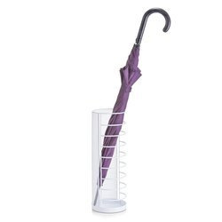 Suport pentru umbrele, coș, ZELLER, alb