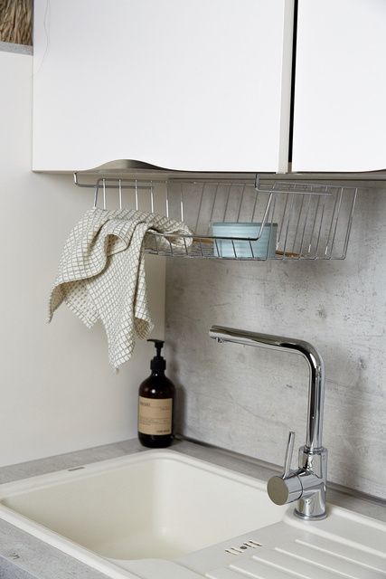 Raft de bucătărie, coș suspendat, WENKO