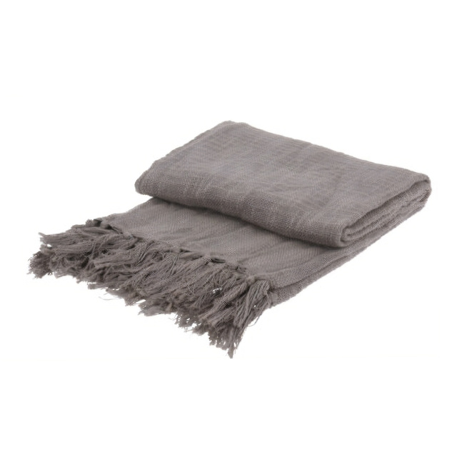 Cuvertura de pat cu franjuri, 130 x 170 cm