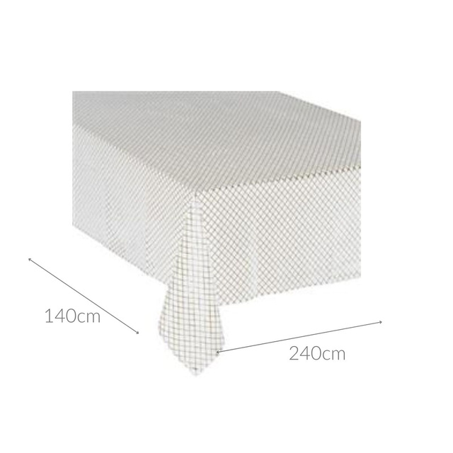 Fata de masa in carouri, 140 x 240 cm