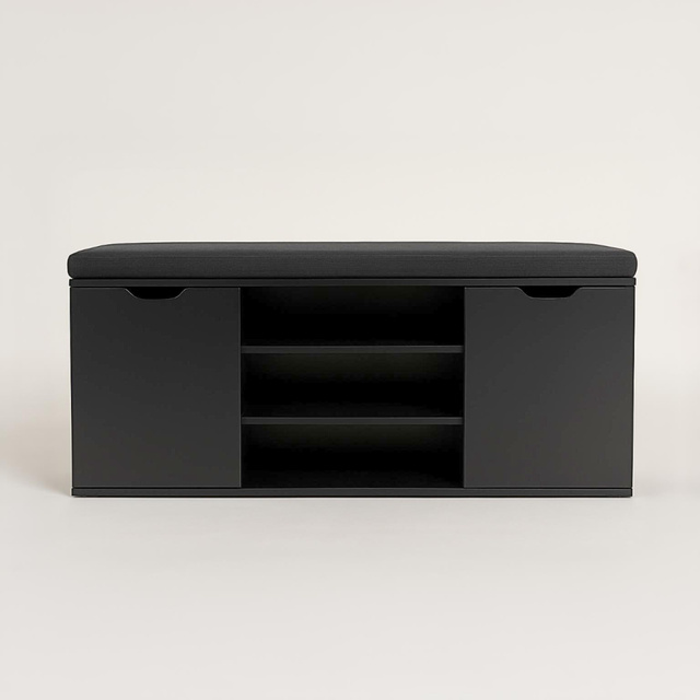 Dulap pentru pantofi cu loc de șezut PORTA, 103 x 30 x 46 cm