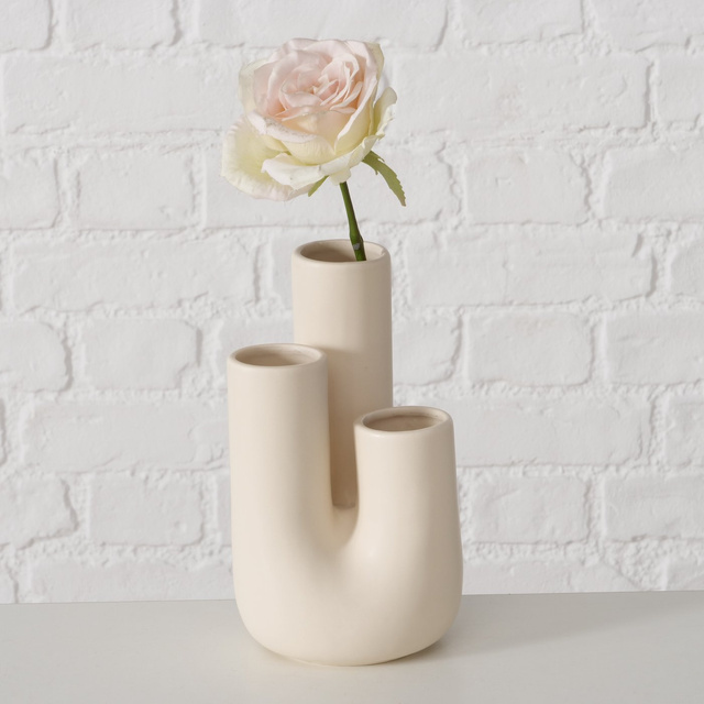 ASTORY vaza cu trei flori, inaltime 30 cm