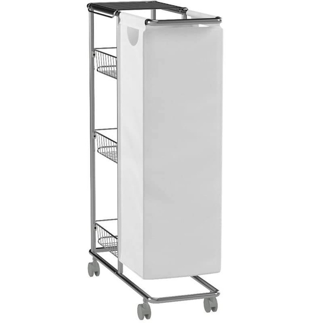 Carucior multifuncțional SLIM - raft de bucătărie, baie, WENKO