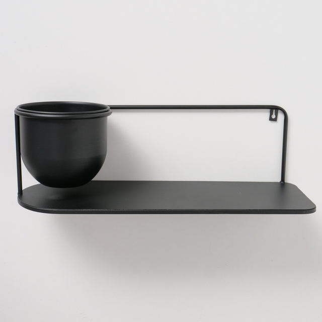 Raft metalic cu capac pentru plante PLUTO, 55 x 18 cm