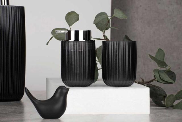 Perie pentru toaletă cu suport AGROPOLI, 35,5 cm, WENKO