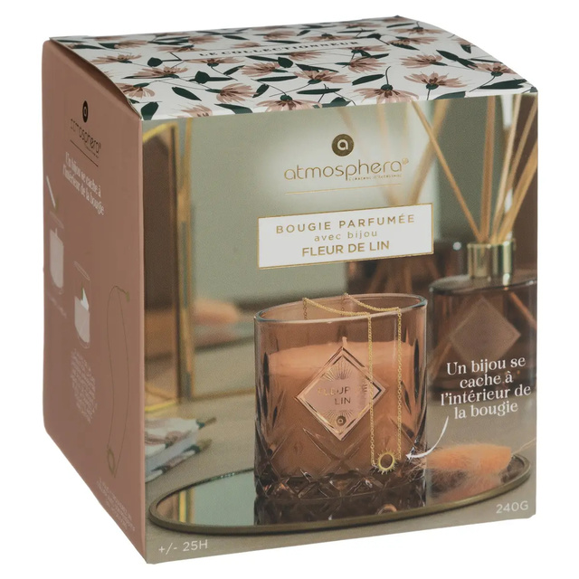 Lumanare parfumata in borcan decorativ, 240 g