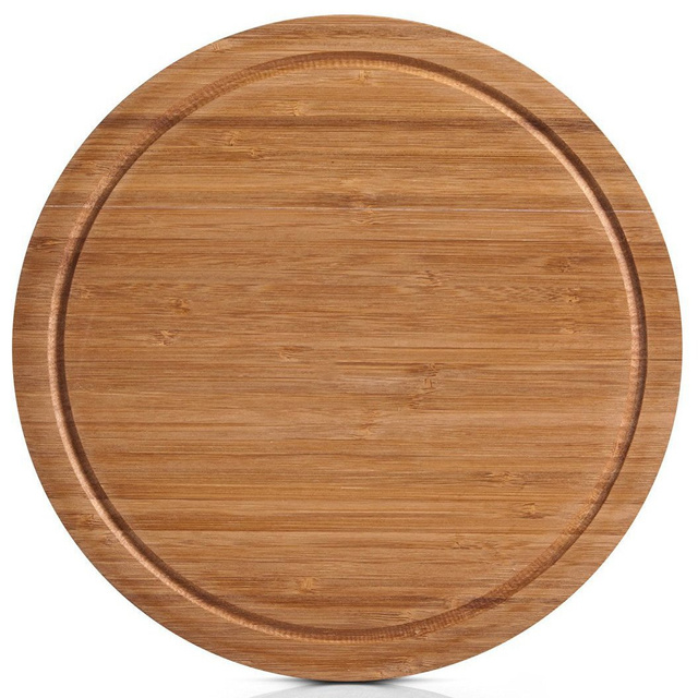Placă de tăiat rotundă din bambus, ZELLER