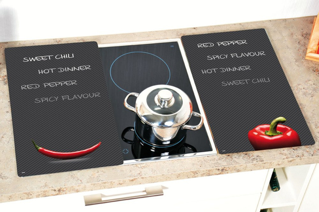 Plite de protectie, din sticla securizata termorezistenta, 2 bucati.