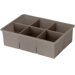 Tava cu gheata pentru 6 cuburi, 16,5 x 11,5 x 5 cm