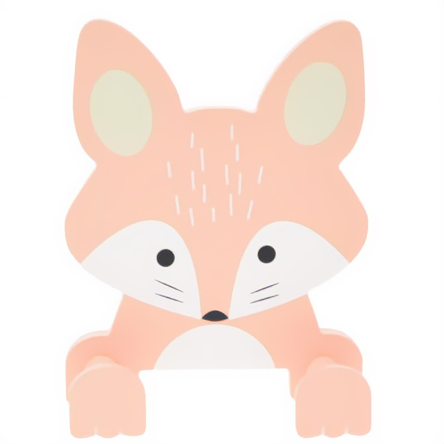 Umeraș pentru haine în camera copilului, animal cu lăbuțe, 14 x 4,5 x 17 cm